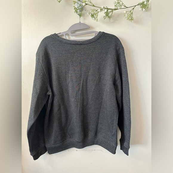 Karen Scott Sport | Charcoal Crew Sweatshirt - Picture 5 of 5